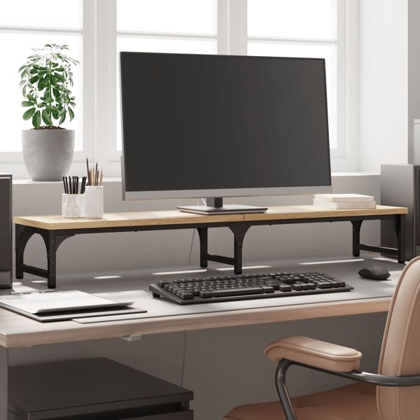 vidaXL Stojan na monitor dub sonoma 105x23x15,5 cm kompozitné drevo