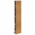 vidaXL CD Skrinka Dymový dub 33 x 23,5 x 175 cm Kompozitné drevo