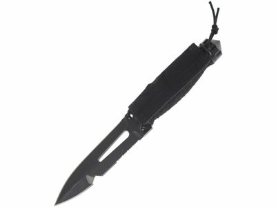 Extrema Ratio 04.1000.0320/BLK Ultramarine Hole Black taktický nôž 14cm, čierny, FRN, puzdro kydex