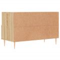 vidaXL TV skrinka dub sonoma 80x36x50 cm spracované drevo