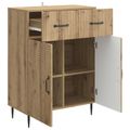 vidaXL Servírovacia skriňa Dub artisan 66 x 34,5 x 89,5 cm