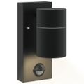 vidaXL Exteriérové nástenné svietidlo 2 ks Čierna 6,5 x 10,5 x 16 cm
