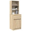 vidaXL Nočný stolík dub sonoma 39x35x125 cm spracované drevo