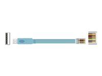 Sériový kábel - USB (M) do RJ-45 (M) - 3 m - EIA-232 - modrá