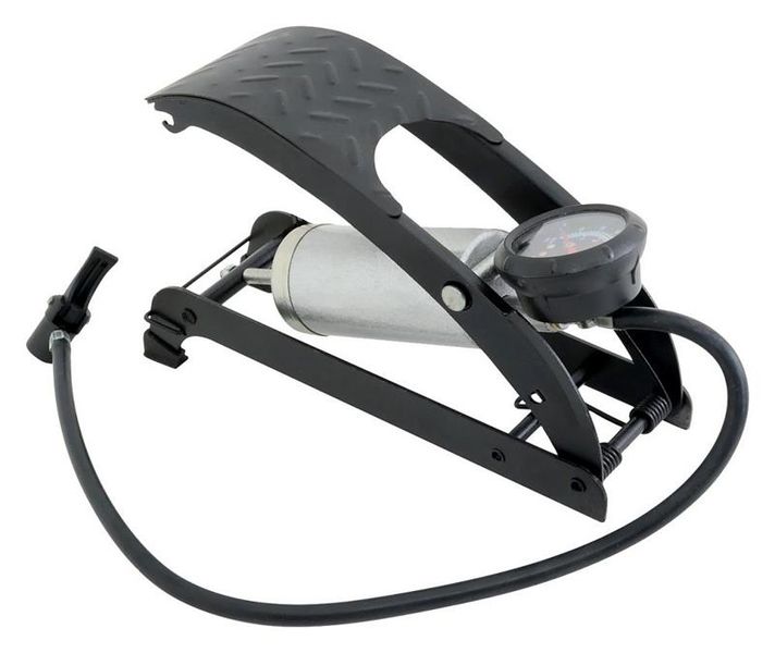 Hustilka nožná s manometrom jednopístová TÜV/GS 1x120 mm