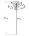 Dekoratívne LED solárne osvetlenie TR-256D Trixline
