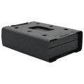 vidaXL Trezor do auta so zámkom Čierna 22 x 16 x 7 cm Oceľ