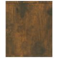 vidaXL Knižnica/TV skrinka dymový dub 143x30x36 cm spracované drevo