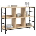 vidaXL Komoda, dub sonoma, 102x32x73,5 cm, imitácia dreva
