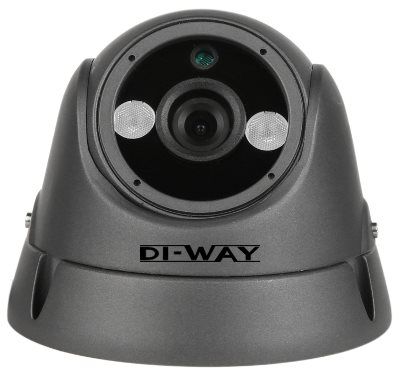DI-WAY AHD anti-vandal vonkajšia dome IR kamera 1080P, 4-9mm, 30m DI-WAY AHD anti-vandal vonkajšia dome IR kamera 1080P, 4-9mm, 30m
