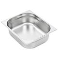 vidaXL Gastronádoby 4 ks, GN 1/2, 100 mm, nehrdzavejúca oceľ