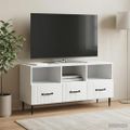 vidaXL TV skrinka Biela 102 x 34,5 x 50 cm Kompozitné drevo