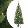 vidaXL Umelý vianočný stromček Zelená 150 cm PE a PVC