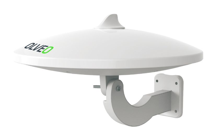 EVOLVEO Jade 1, aktívna vonkajšia anténa FM/DAB+/DVB-T2, filter LTE,4G,5G