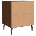 vidaXL Nočný stolík hnedý dub 40x35x47,5 cm kompozitné drevo