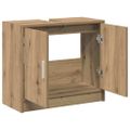 vidaXL Kúpeľňová skriňa Remeselný dub 63 x 29 x 55 cm Kompozitné drevo