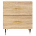 vidaXL Nočný stolík dub sonoma 40x35x47,5 cm kompozitné drevo