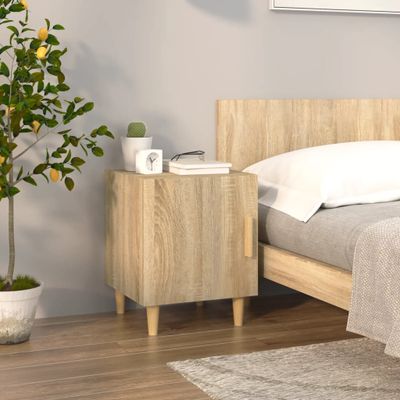 vidaXL Nočný stolík dub sonoma spracované drevo