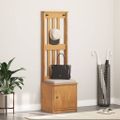 vidaXL Halový strom SANDNES 45x40x159,5 cm masívna borovica