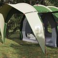 vidaXL Tunelový stan 4-miestny Zelená 185T Polyester s PU náterom