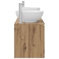 vidaXL Set kabinetov do kúpeľne 3 ks Dub artisan 49,5 x 44,5 x 65 cm