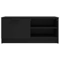 vidaXL TV stolíky 2 ks čierne 80x35x36,5 cm spracované drevo