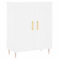 vidaXL Komoda biela 69,5x34x90 cm kompozitné drevo