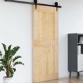 vidaXL Dvere NARVIK 95 x 210 cm Masívne borovicové drevo (neupravené)