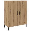 vidaXL Highboard 2 ks Remeselný dub 69,5 x 34 x 180 cm