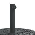 vidaXL Podstavec pod slnečník s kolesami pre Ø38/48 mm tyče 27 kg kruh