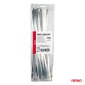 Nerezové sťahovacie pásky 7,9x400mm 100 ks AMiO-04326