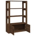 vidaXL Komoda hnedý dub 80x30x119,5 cm spracované drevo
