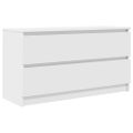 TV Skrinka vidaXL Biela 100x35x54 cm Drevo