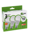 LED žiarovky 10W/920lm/A60/E27 neutrálna biela 3 PACK Qtec