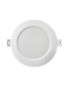 Q-101P LED panel 6W 660lm 4000K biely - kruhový vstavaný Qtec