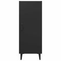 vidaXL Komoda čierna 34,5x34x90 cm spracované drevo