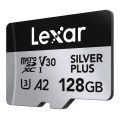 Karta pamäte Lexar High-Performance Silver Plus microSDXC 128GB + adaptér