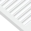 vidaXL Lamelové dvierka na skrinku 2 ks, biele 39,5x59,4 cm, borovica