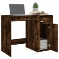 vidaXL Stôl dymový dub 100x49x75 cm spracované drevo