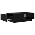 vidaXL Konferenčný stolík Čierny dub 95 x 55 x 31 cm Kompozitné drevo