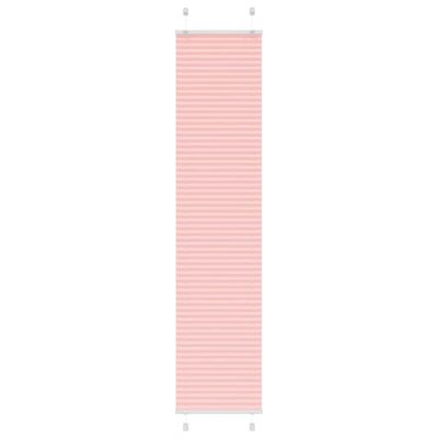 vidaXL Plisovaná roleta ružová 45x200 cm šírka látky 44,4 cm polyester