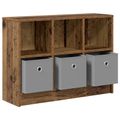 vidaXL Servírovacia skriňa Staré drevo 73,5 x 22,5 x 53,5 cm