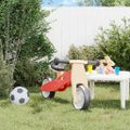 vidaXL Balančný bicykel pre deti 2 v 1 červený