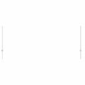 vidaXL Hexagonálny plot s stĺpom 25 x 0,8 m Pozinkovaná oceľ Sieťovina