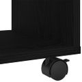 vidaXL Koncový stôl Čierny dub 72 x 33 x 42,5 cm Kompozitné drevo