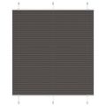 vidaXL plisovaná roleta čierna 120x100 cm Šírka látky 119,4 cm