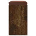 vidaXL Lavica na topánky dymový dub 103x30x48 cm spracované drevo