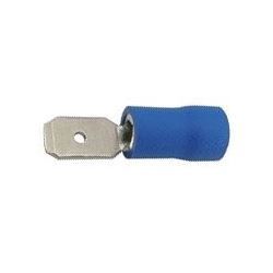 Faston-konektor 4,8 mm modrý pre kábel 1,5-2,5 mm2