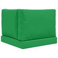 vidaXL Vankúš na vonkajšiu pohovku Polyester Zelená 60 x 60 cm