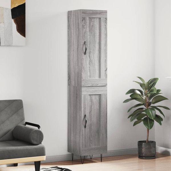 vidaXL Vysoká skrinka dub sonoma 34,5x34x180 cm spracované drevo